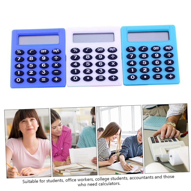 Cute Aesthetic Mini Calculator Set 2 Pack Portable Lightweight For School Students Adults - Image 4
