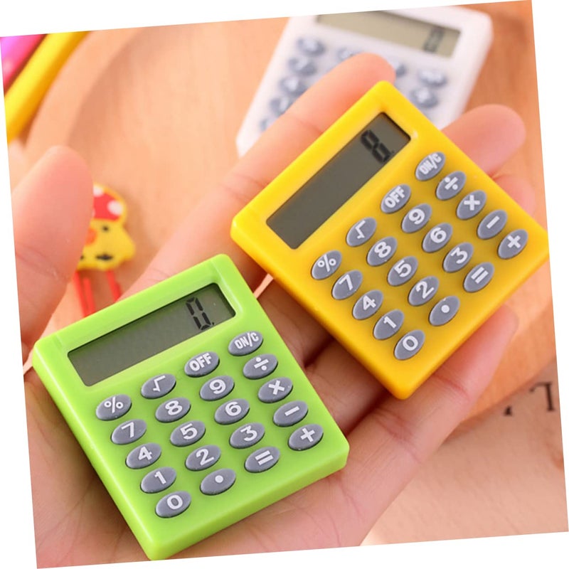 Cute Aesthetic Mini Calculator Set 2 Pack Portable Lightweight For School Students Adults - Image 3