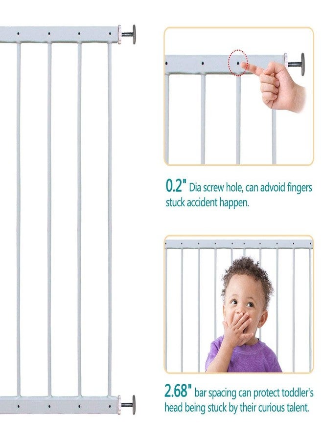 Fairy Baby Window Guards for Children, Adjustable Wide Child Safety Window Guard Bars Prevents Accidental Falls, Home Security Childproof Interior Bar Guard for Windows Wide 31.49"-36.22"(1 Panel) - Image 3