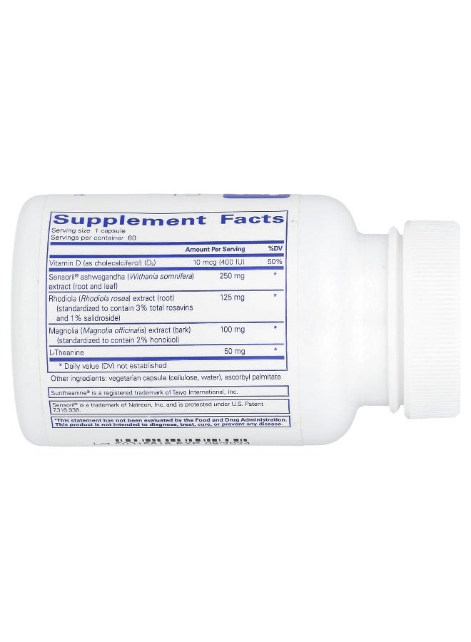 Pure Encapsulations, Cortisol Calm, 60 Capsules - Image 2