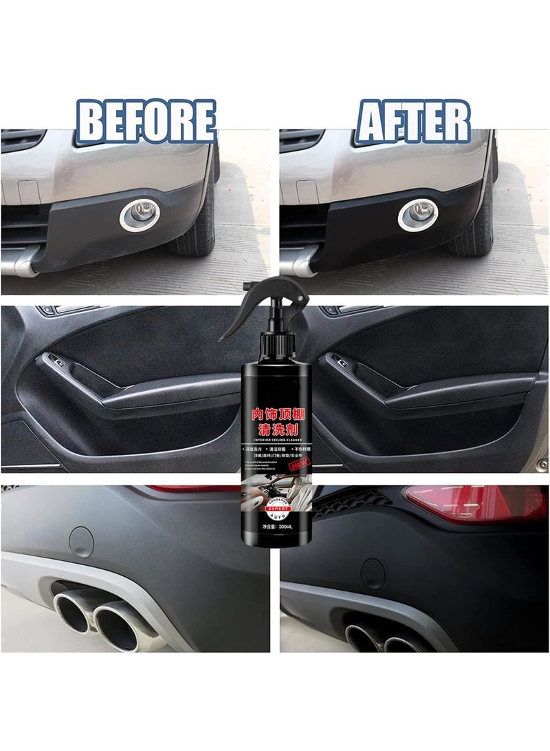 Luckam 250ml Car Interior Stain Remover Multifunctional Cleaner Spray Car Interior Roof Fabric Seat Stain Removal Cleaner Deep Cleaning Care (1 Pcs) - Image 4