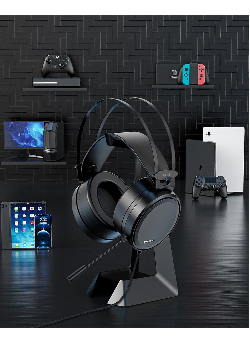 NUBWO - N7 Deep Bass Over-Ear Gaming Wired Headphones with Noise Canceling Mic for PC/MAC/PS4/PS5/Switch/Xbox one - Image 1