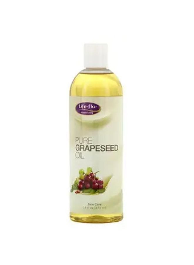 Life-flo Life-flo Pure Grapeseed Oil Skin Care 16 fl oz 473 ml 
