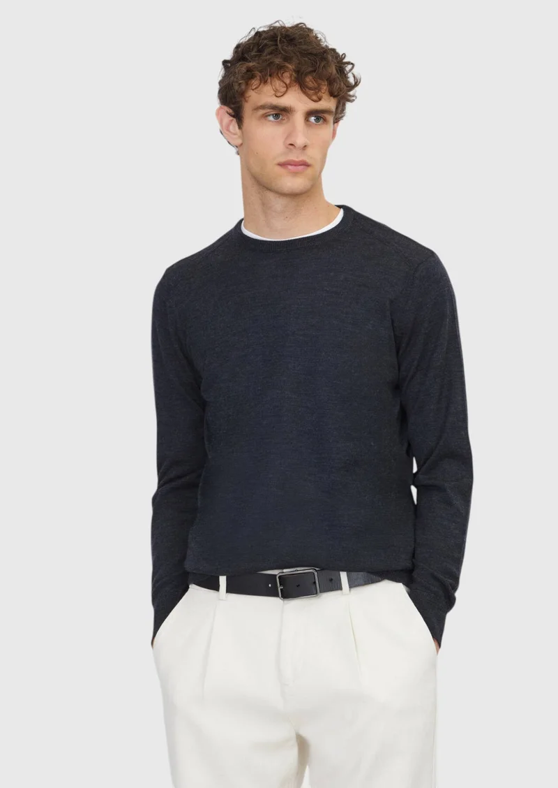 RAMSEY Hard Coal Knitwear Sweatshirt