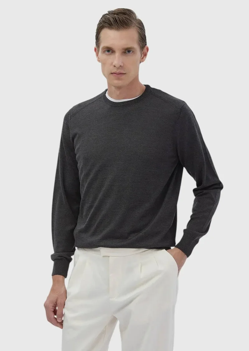 RAMSEY Hard Coal Knitwear Sweatshirt
