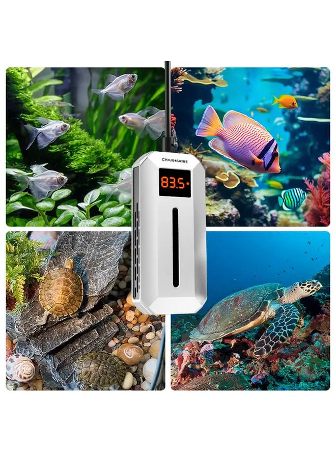 سخان حوض أسماك 100W نسخة أمريكية للتحكم في درجة الحرارة لأحواض السلاحف والأسماك - Image 3