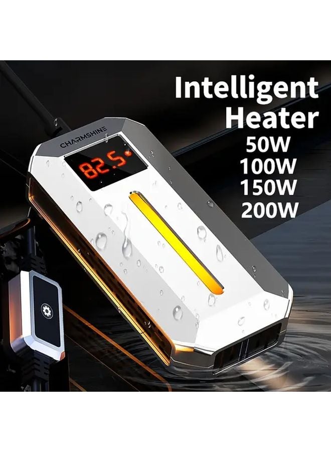 سخان حوض أسماك 100W نسخة أمريكية للتحكم في درجة الحرارة لأحواض السلاحف والأسماك - Image 2