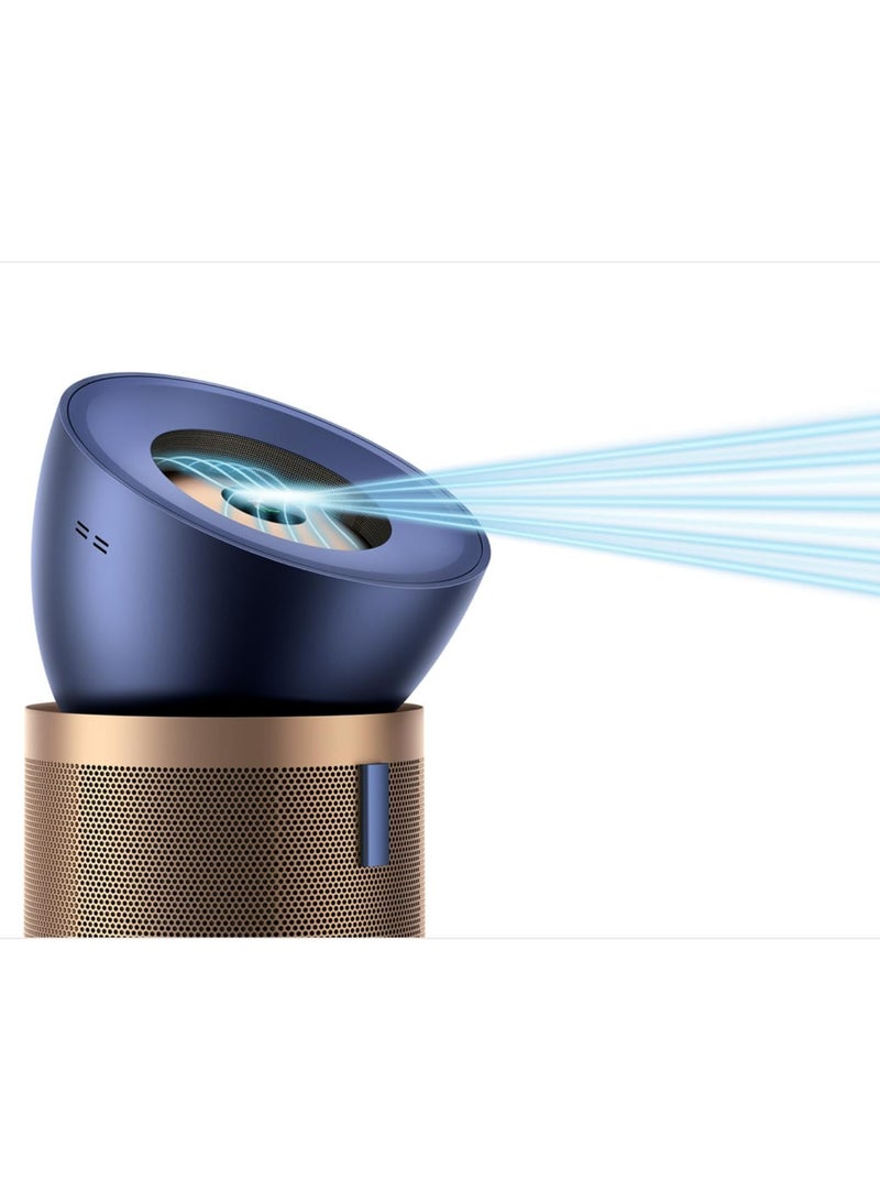 dyson Air Purifier Big+Quiet Formaldehyde | Our quietest, most powerful and advanced air purifier With exclusive K-carbon filter | CO₂ sensing | Captures 3x more NO₂, a common urban pollutant BP04 Prussian Blue / Gold - Image 2