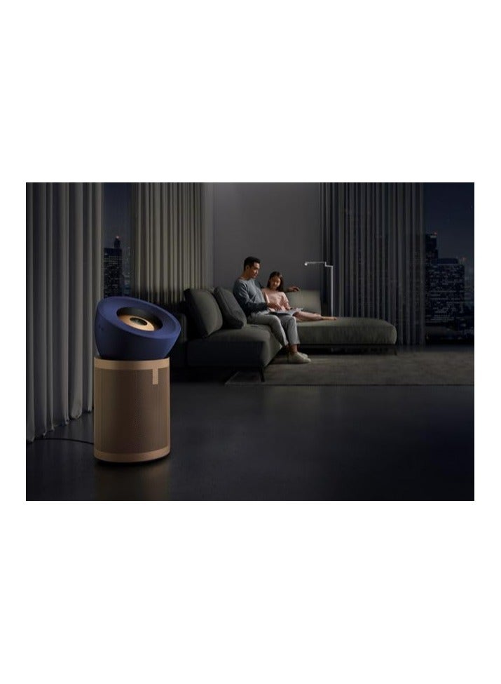 dyson Air Purifier Big+Quiet Formaldehyde | Our quietest, most powerful and advanced air purifier With exclusive K-carbon filter | CO₂ sensing | Captures 3x more NO₂, a common urban pollutant BP04 Prussian Blue / Gold - Image 3