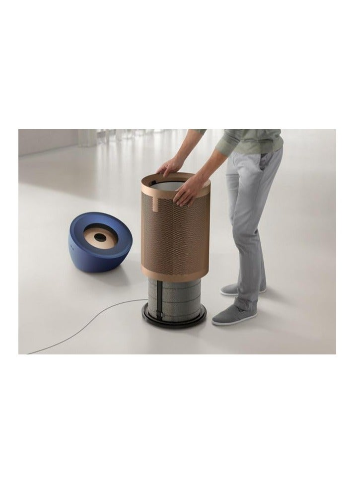 dyson Air Purifier Big+Quiet Formaldehyde | Our quietest, most powerful and advanced air purifier With exclusive K-carbon filter | CO₂ sensing | Captures 3x more NO₂, a common urban pollutant BP04 Prussian Blue / Gold - Image 4