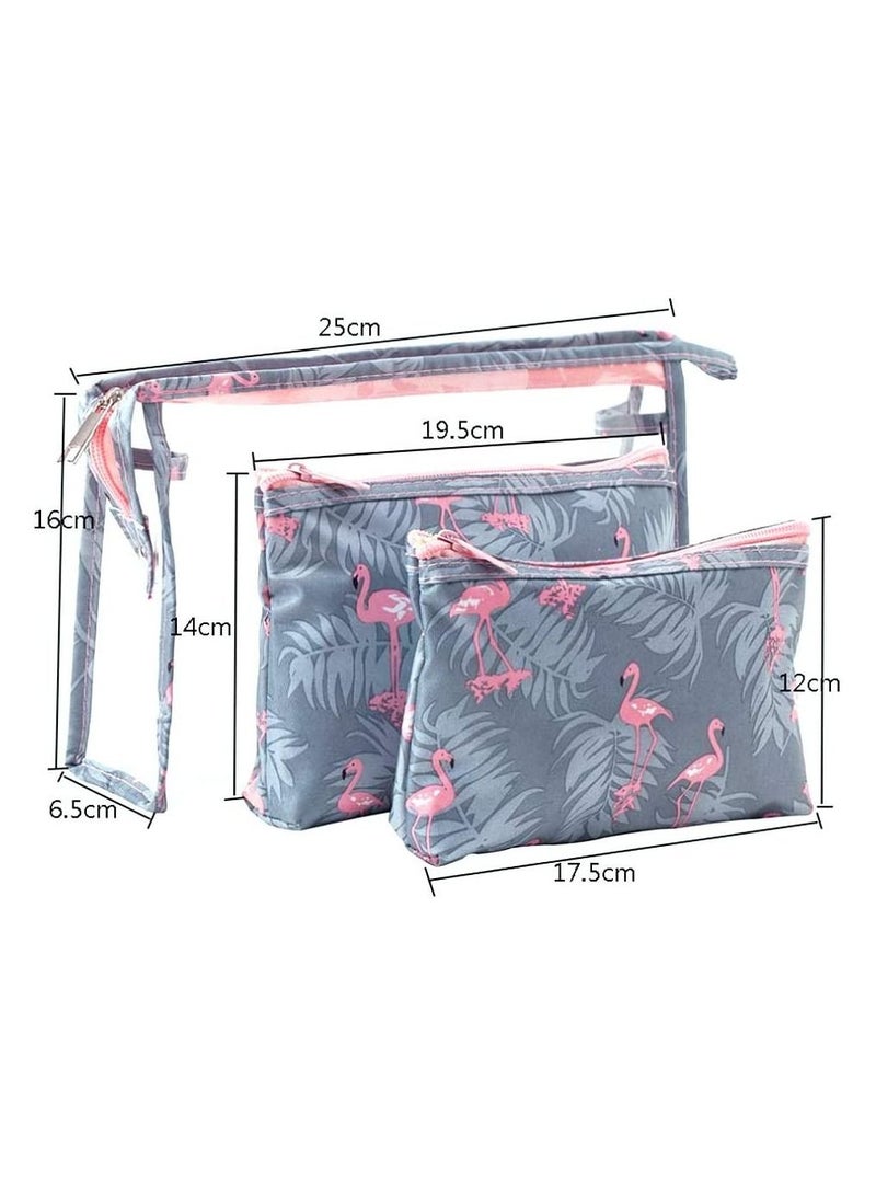 بلومنغ تايم مجموعة حقيبة مستحضرات تجميل مقاومة للماء من 3 قطع - Image 2