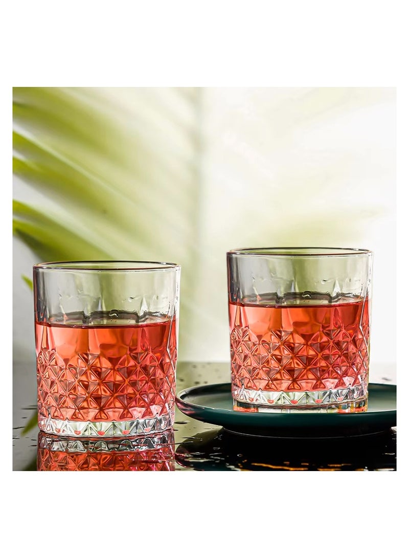 Cuisine Art Art Zeisse Short Tumbler Set - 6 Pcs, 310ml (10.5oz) - Crystal Clear, Dishwasher Safe, Elegant Glasses for Cocktails, Whiskey, Rocks, Juice  - Image 2