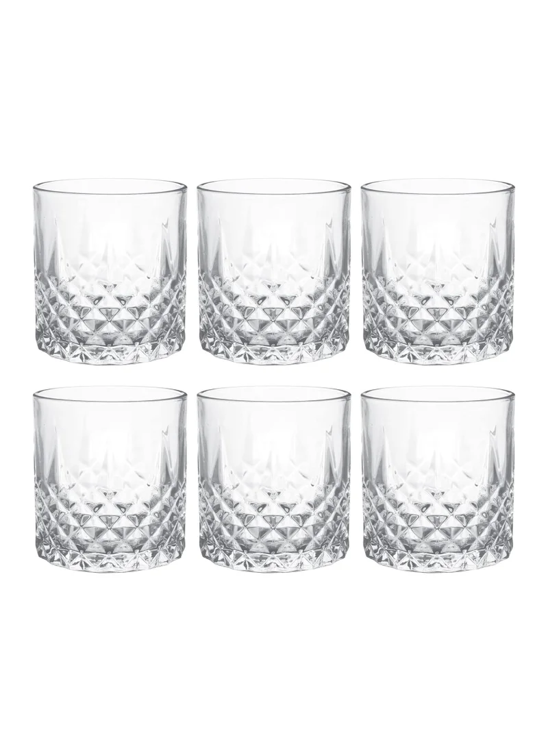 كويزين أرت Art Zeisse Short Tumbler Set - 6 Pcs, 310ml (10.5oz) - Crystal Clear, Dishwasher Safe, Elegant Glasses for Cocktails, Whiskey, Rocks, Juice