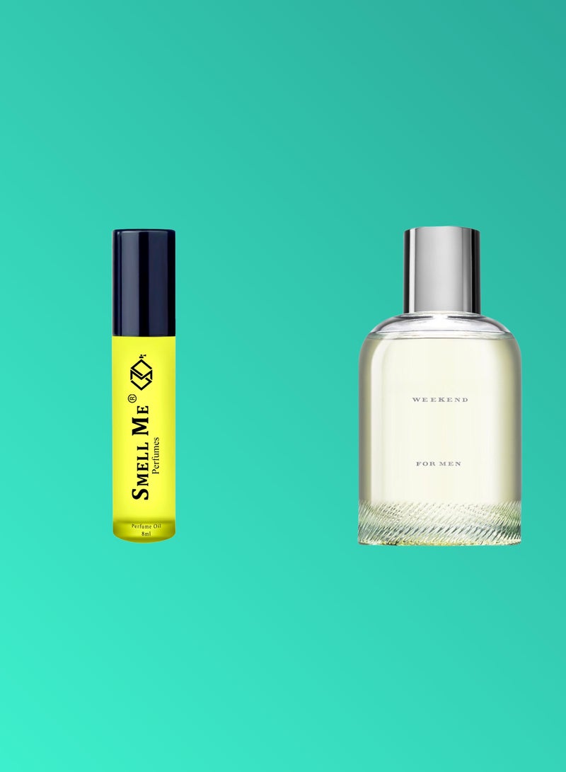 Smell Me Smell Me Perfume Oil 134 French Perfume Fragrances Long Lasting Scent 8ml Type Of BRBRY WKND Men  - Image 2