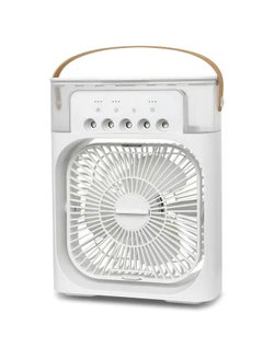 Portable Air Conditioner Fan,USB Personal Evaporative Air Cooler,Mini Humidifier Misting Fan with LED Light,3 Wind Speeds and 5 Spray Modes For Home Appliances