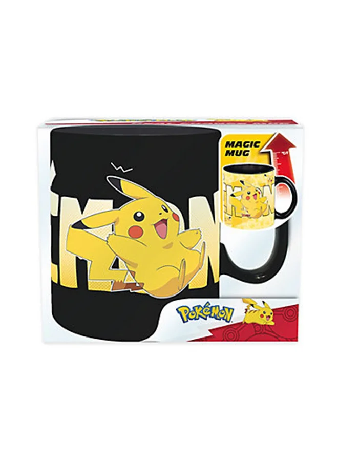 أبيستايل Abystyle Pokemon Mug Heat Change 460 Ml Pikachu Cardboard Box