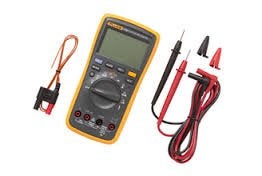 Fluke 17B MAX Digital Multimeter with Audible/Visual Alarm 6000 Counts Accurate Voltage Capacitance Measurement CAT III 600V Safety Ideal for Electricians & Electronic R&D Personnel - Image 3