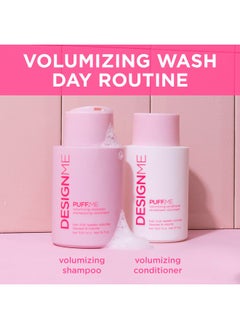 Design.ME PUFF.ME Volumizing Shampoo by DESIGNME | Adds Body, Bounce & Volume for Fuller, Thicker Hair| For Fine & Medium Hair | Boosts Shine | Color-Safe, Lightweight Formula | Vegan, Paraben & Sulfate Free  - Image 4