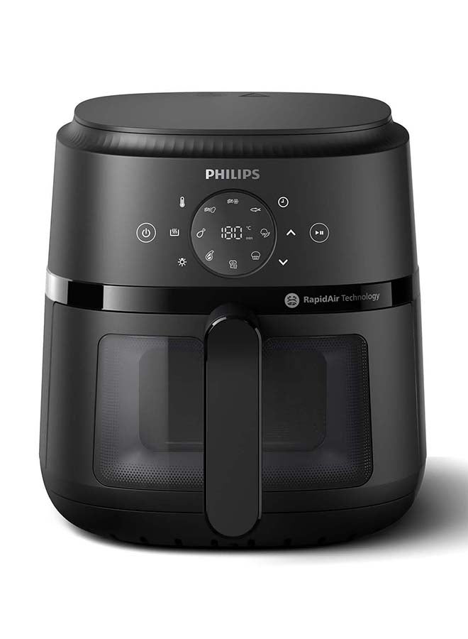 Philips Airfryer L - See-through Cooking Window, 13 Cooking Methods, 9 Preset Functions, Touchscreen, Rapid Air Technology, 4.2 L 1500 W NA220/09 Black - Image 2
