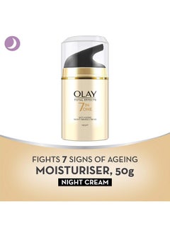 Olay Total Effects 7 In 1 Anti Aging Night Skin Cream, 50G  - Image 3