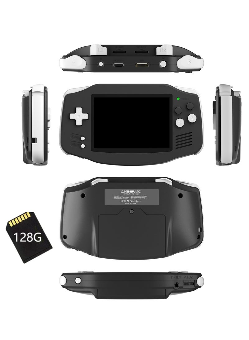 ANBERNIC  RG 34XX Handheld Game ConsoleH700 quad-core ARM  Android 13 3.4-inch IPS full-view angle 3500mAh 5G WIFI Bluetooth Retro Video Players（32G+128G） - Image 1