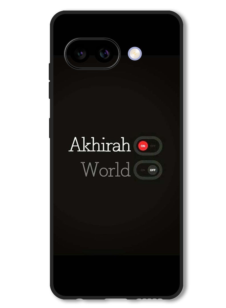 Theodor Case Compatible with Google Pixel 9A Protection Shockproof Bumper Cover Arab quote (1) - Image 1