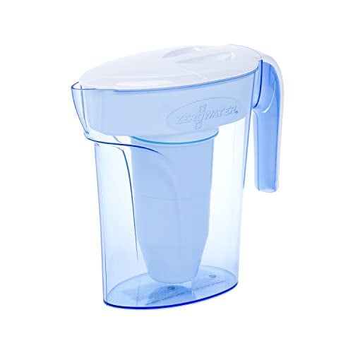 ZeroWater 7-Cup 5-Stage Water Filter Pitcher 0 TDS for Improved Tap Water Taste - IAPMO Certified to Reduce Lead, Chromium, and PFOA/PFOS - Image 1