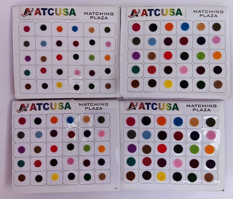 ATCUSA ATC USA - 720 X Count Assorted Multi Color and Multi Size Indian Daily Use Reusable Forehead Bindi Round Dot Temporary Tattoo Body Art Sticker - Image 2