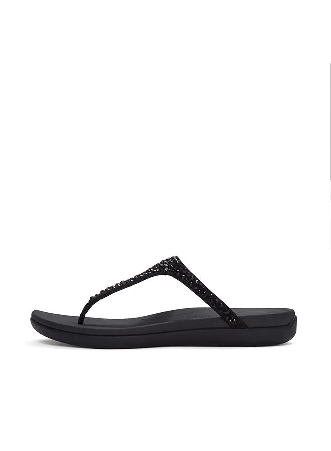 فيت فلوب SOLAY MIXED-CRYSTAL TOE-POST SANDALS