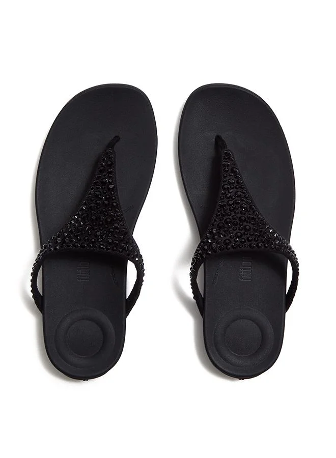 فيت فلوب SOLAY MIXED-CRYSTAL TOE-POST SANDALS