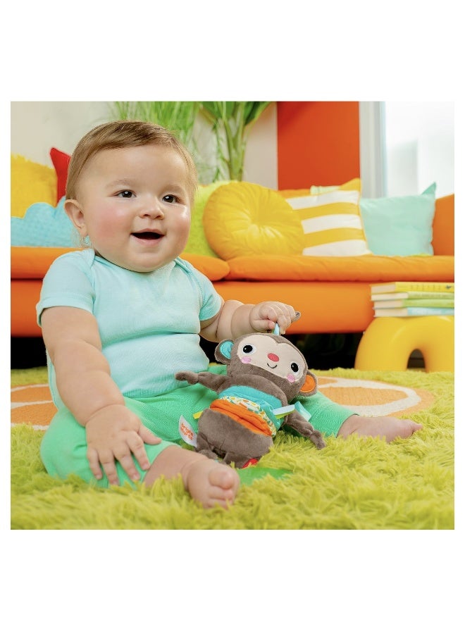 Bright Starts Bright Starts Pull, Play and Boogie Monkey Musical Activity Toy (36.58 cm) - Image 5