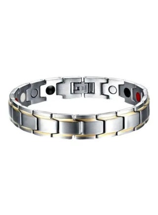 Magnetic Bracelet for Men Titanium Steel Magnetic Bracelet for Men with Double Row Magnets Adjustable - pzsku/Z242B1A97DE1361C4FA09Z/45/_/1702283013/339345e9-fa54-4371-90f5-25e47e440f3c