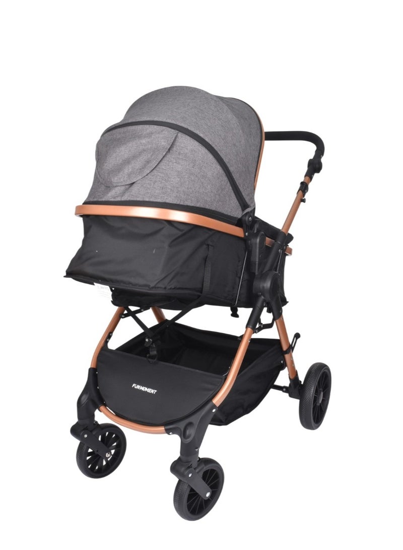 FUN MOMENT Luxury High Landscape Reversible Baby Stroller - Image 2
