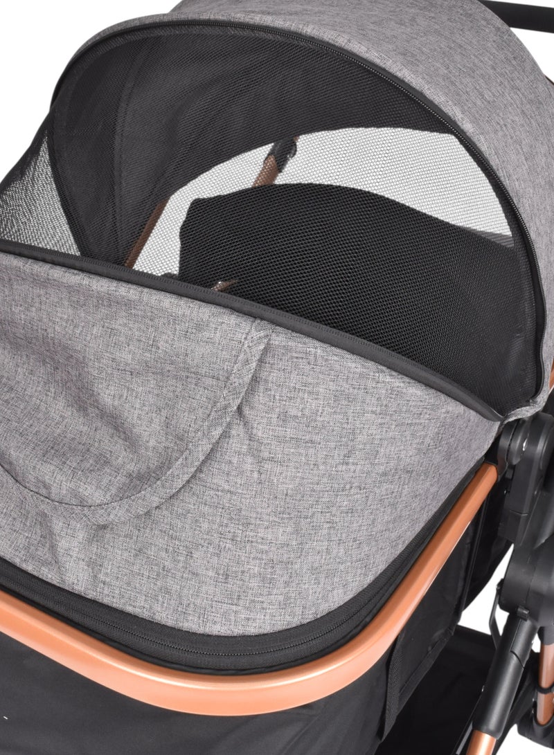 FUN MOMENT Luxury High Landscape Reversible Baby Stroller - Image 4