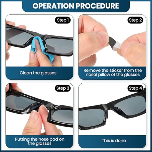 MAYCREATE® 50PCS Eyeglasses Retainers Sets, Silicone Anti-Slip Eyeglass Holder, Comfort Ear Grip Hooks Protectors for Spectacle Sunglasses Reading Glasses Eyewear, Black - Image 3