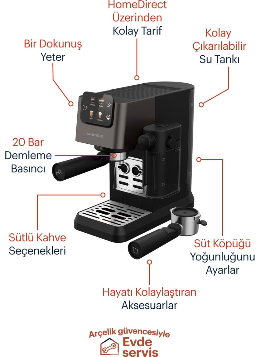 Ksm 6430 DELISIA Coffee Semi-Automatic Capsule Milk Chamber Espresso Machine - pzsku/Z242B27836565D31BB68AZ/45/_/1740652596/6c94beb4-f51a-437c-aa2a-ae35d8ed6c49