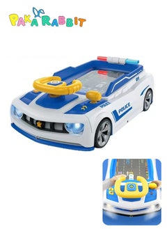 Paka Rabbit Musical Steering Wheel Racing Car Toy for Kids, with Music and Light Simulated Learning Driving Cars Adventure Toys Competition Game Birthday Gift for Boy Girl Toddler Age 3 4 5 6 7 8 9，Best Ramadan Gifts for Kids  - Image 1