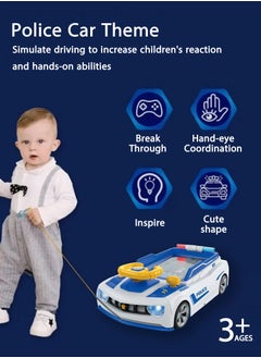 Paka Rabbit Musical Steering Wheel Racing Car Toy for Kids, with Music and Light Simulated Learning Driving Cars Adventure Toys Competition Game Birthday Gift for Boy Girl Toddler Age 3 4 5 6 7 8 9，Best Ramadan Gifts for Kids  - Image 3