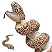 Clobeau 66 Long Snake Hand Puppet Realistic Stuffed Animal Snake Puppet Mouth Moveable Hand Puppet Soft Python Plushie Pillow Cushion Brown - Image 2