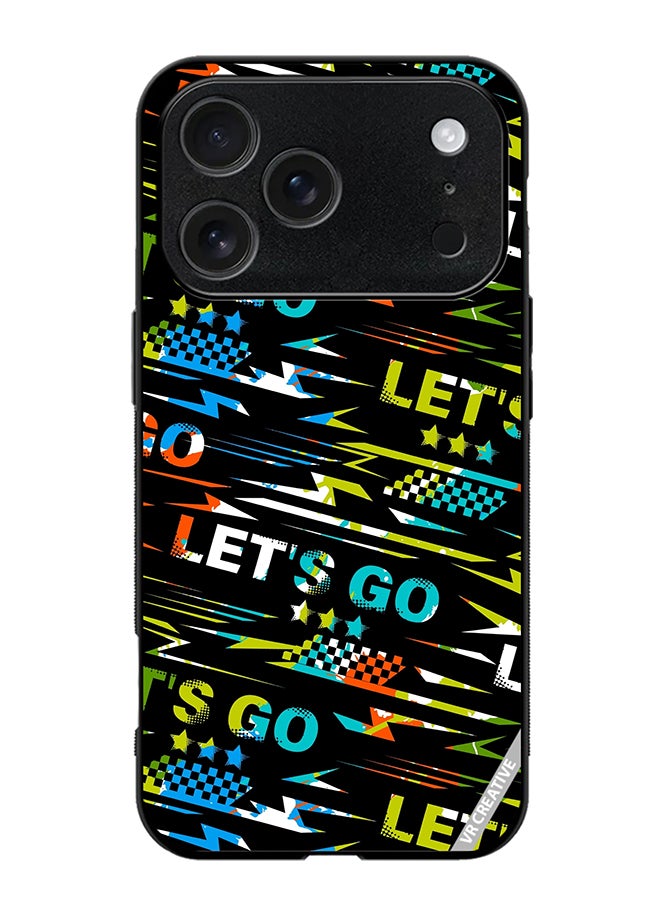 VR CREATIVE Protective Case Cover For Apple iPhone 17 Pro Max Abstract Seamless Grunge Pattern For Boy Design Multicolour