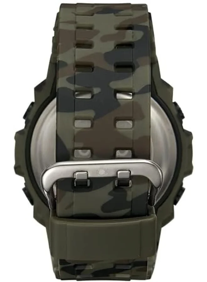 ASTRO Astro Men's Watch, Digital Display and Polyurethane Strap - A9906-PPHB, Army Green Camo