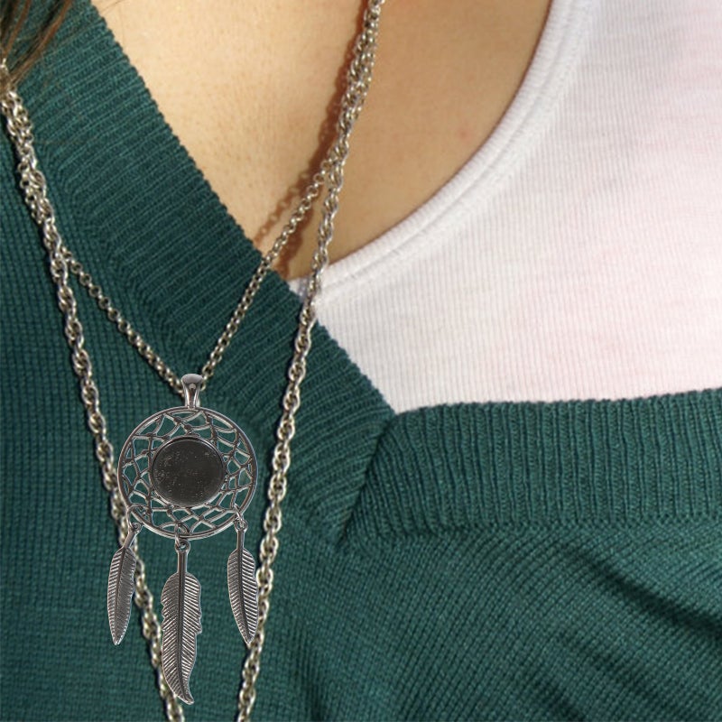 40pcs Wall Hanging Decorative Dream Catchers Pendants with Glass - Image 3