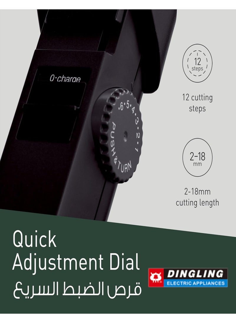 دينجلينج الیکٹرک ہیئر کلپر RF-610 سیاہ 15.9x 3.7x 3cm - Image 4