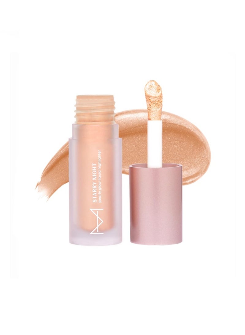 House Of Makeup Liquid Highlighter | High-glow, Smudge-proof Highlighter Makeup For All Skin Tones | 6 ml (Nebula, 6 ml) - Image 1