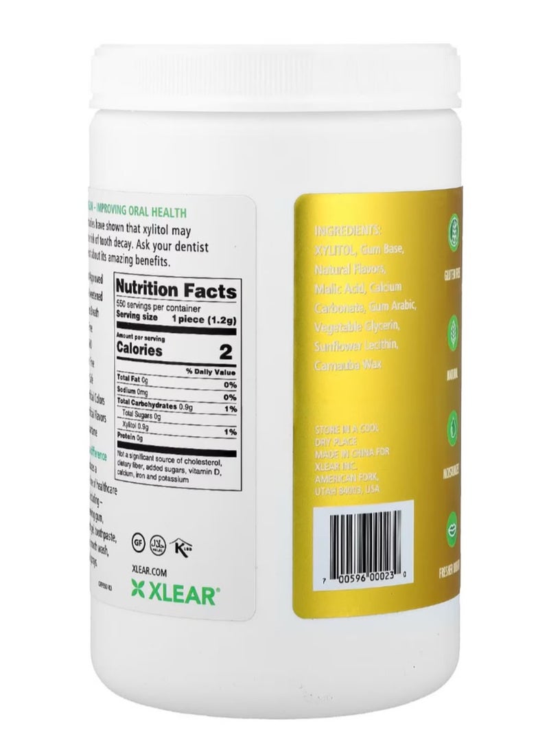 إكسلير Xlear، سبراي®، علكة، فواكه طبيعية، خالية من السكر، ٥٥٠ قطعة - Image 2