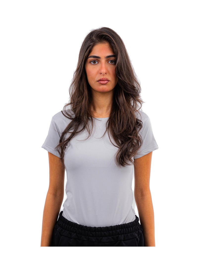 CTRL Initials Backless Short Sleeves Top - Women - Image 4