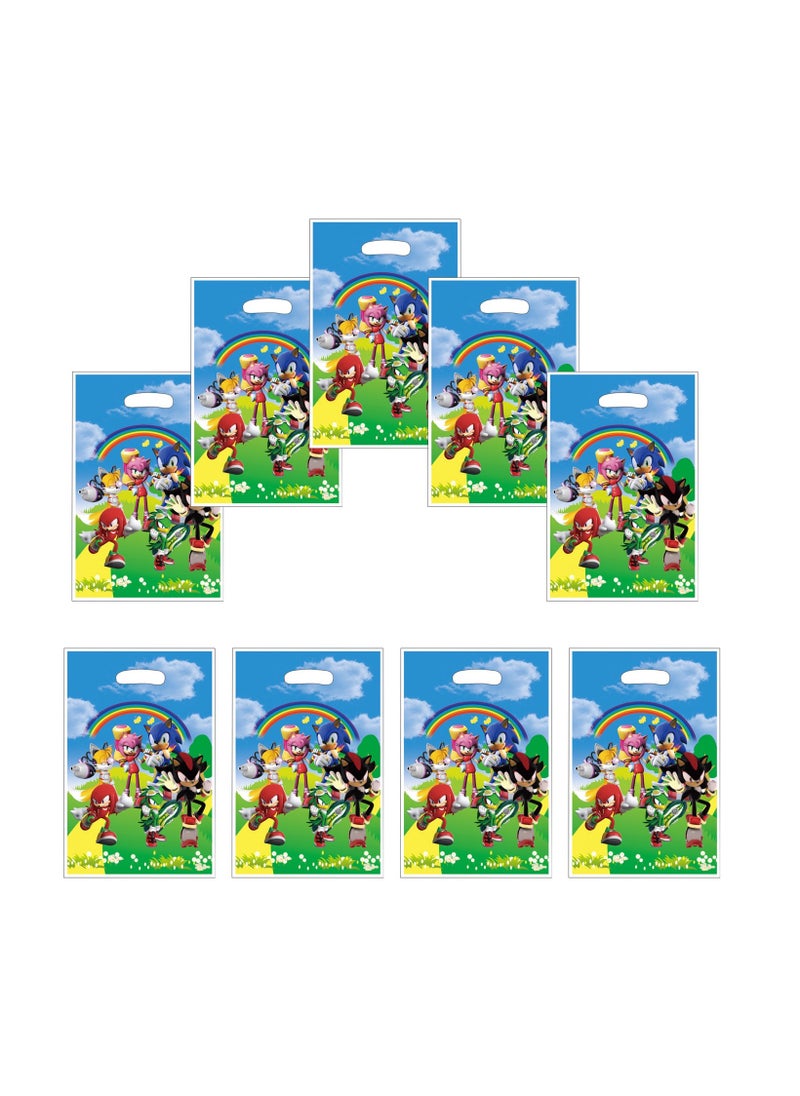 Generic Sonic dash  themed party favors bag 30pcs gift bag birthday party candy bag ,goody bag for kids party supplies  - Image 1