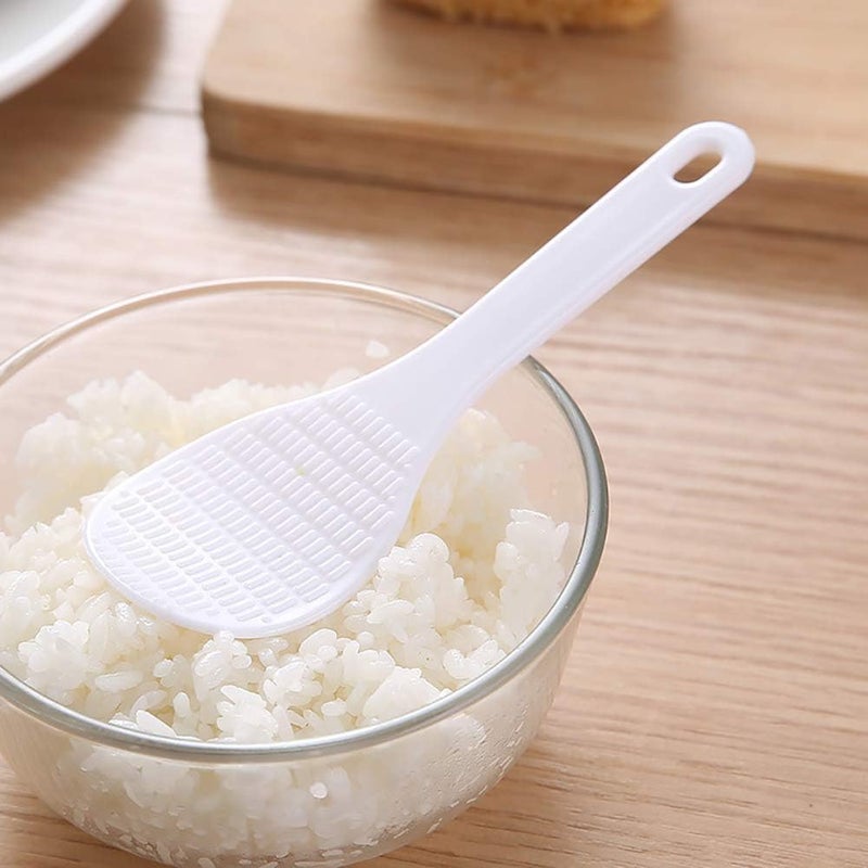 ccHuDE 5 Pcs Mini Non-Stick Rice Spoon Rice Paddle Rice Spatula Rice Scooper Scoop for Sushi - Image 2