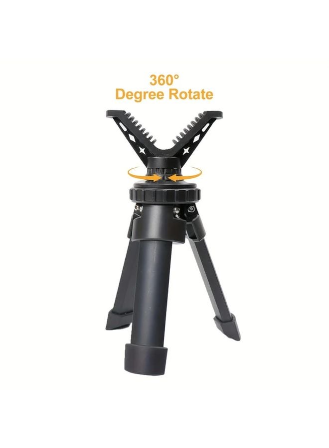 Compact Lightweight Hunting Camera Tripod HTPT601 Adjustable Height Rotating V Head - Image 3