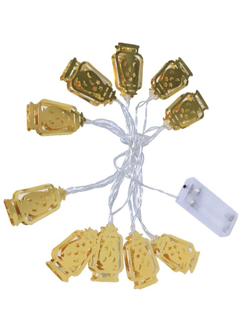 co arma - Golden string lights suitable for Ramadan atmosphere, powered by AA battery - Image 1